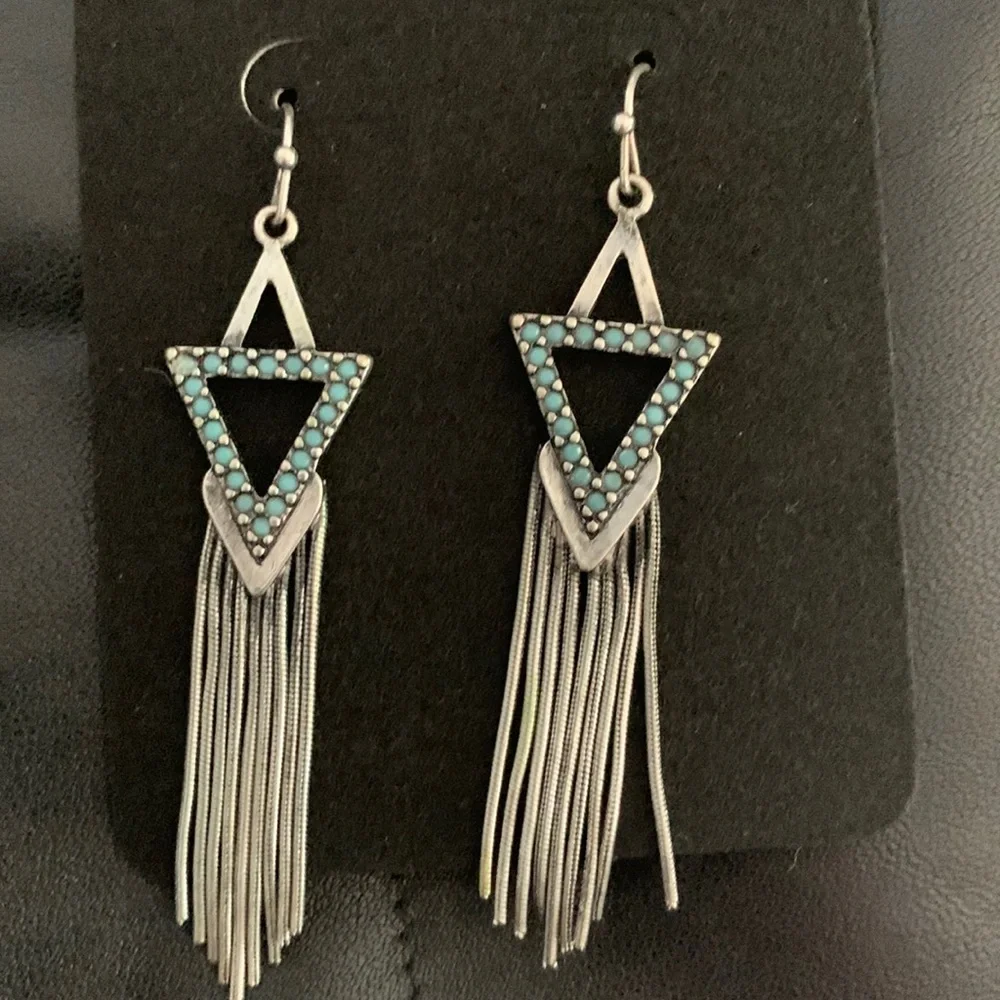 SOLD - Dangle earrings - Picture 1 of 2